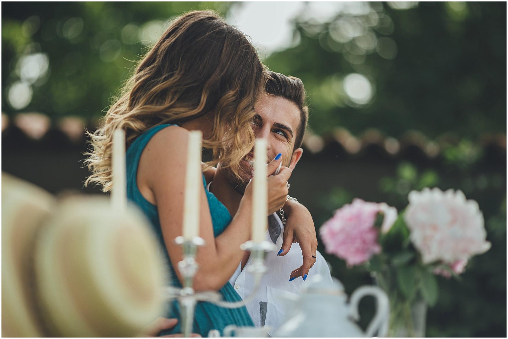 country chic engagement