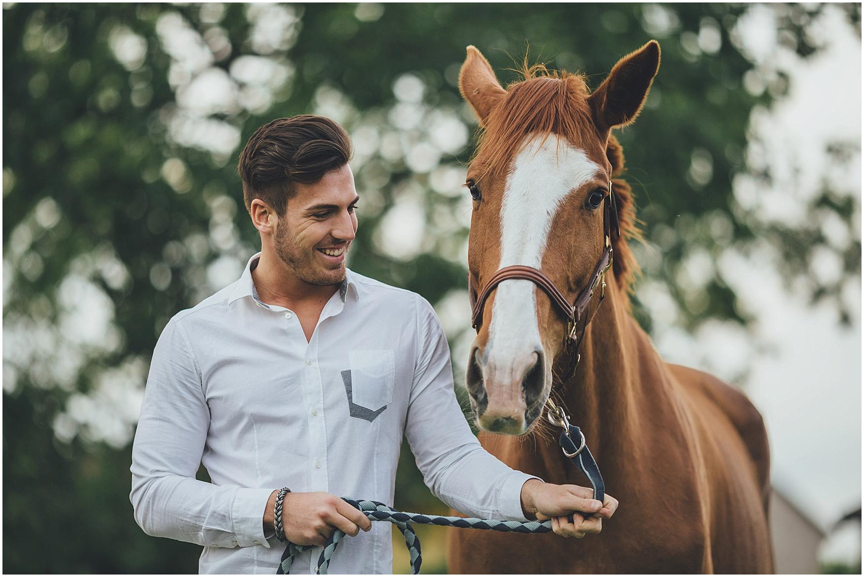 country chic engagement