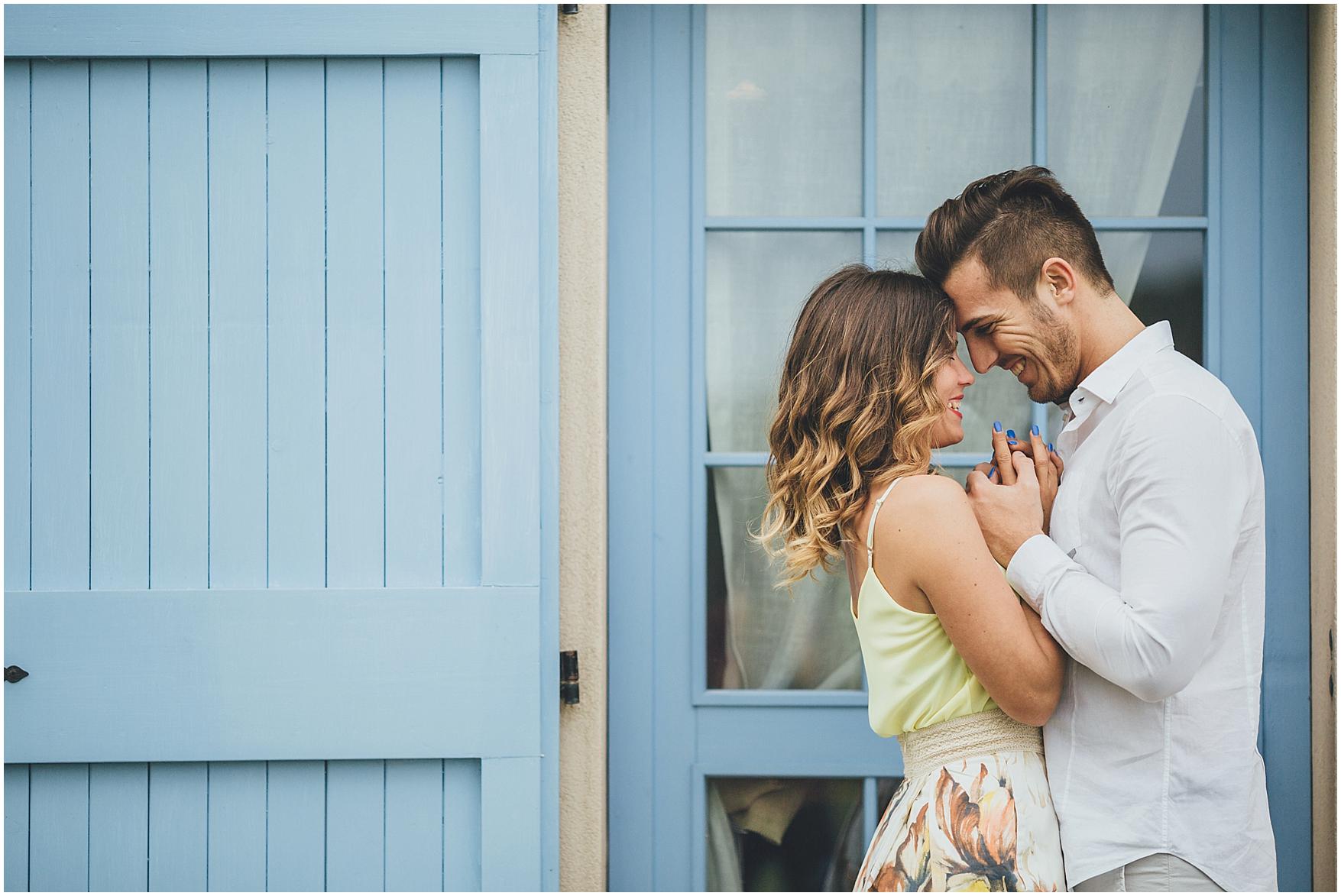 country chic engagement