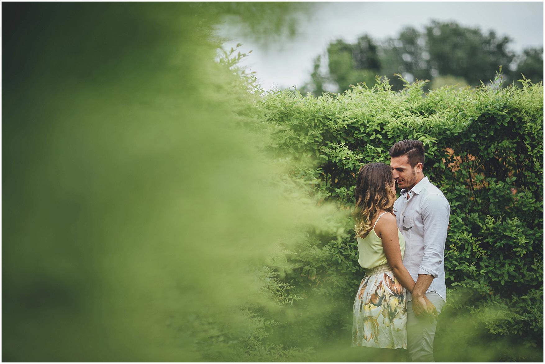 country chic engagement