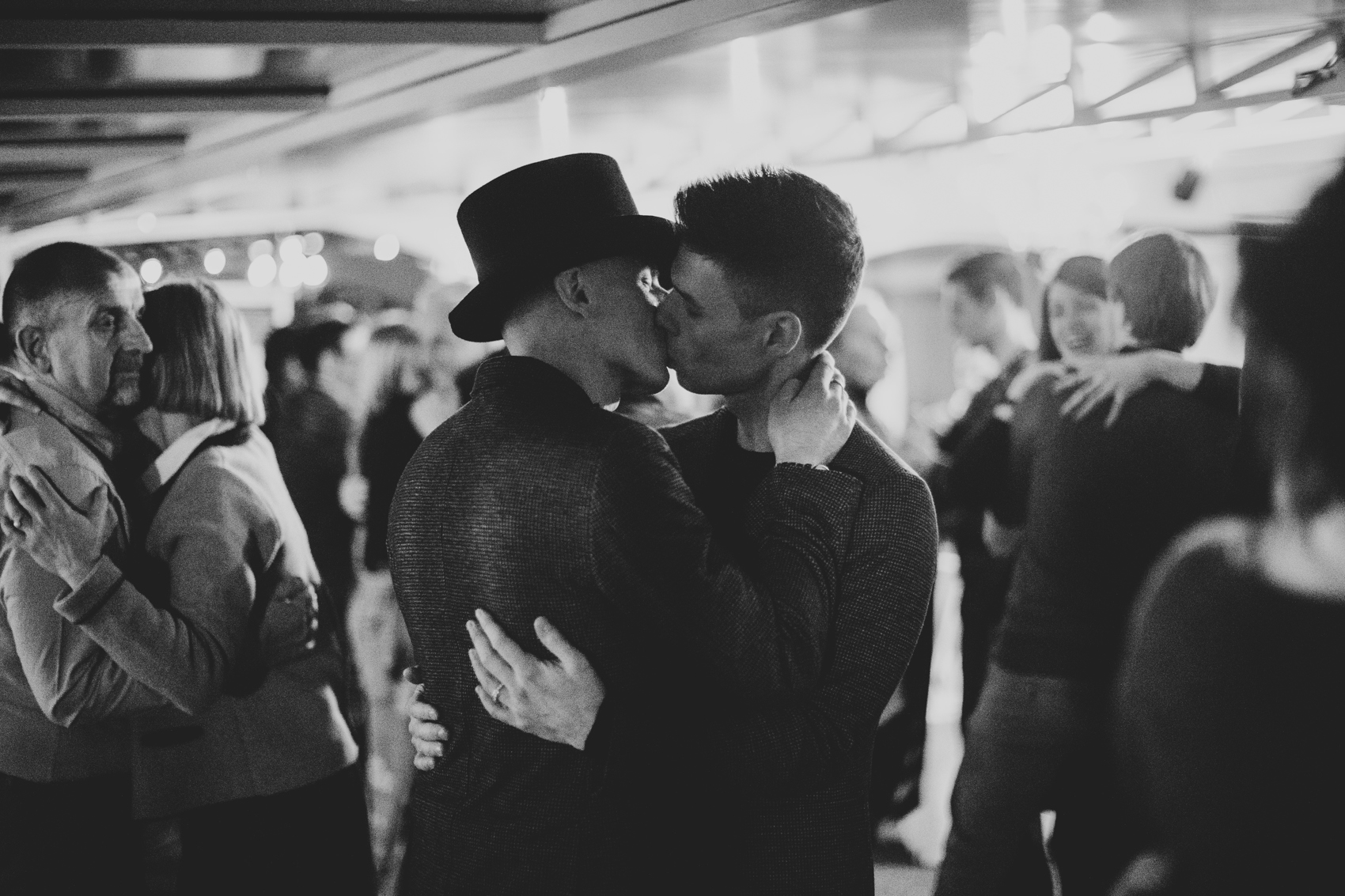 winter same sex wedding